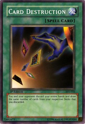 Image of Card Destruction (SYE-032) - Starter Deck: Yugi Evolution 1st Edition