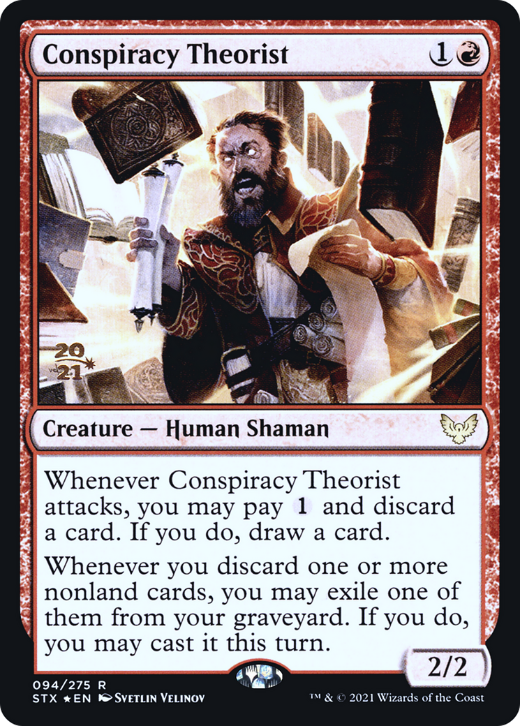 Image of Conspiracy Theorist (PRE-094) - Strixhaven: School of Mages Promos Foil