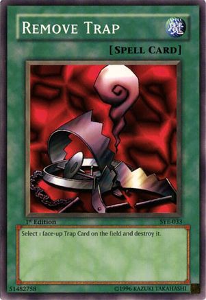 Image of Remove Trap (SYE-033) - Starter Deck: Yugi Evolution Unlimited