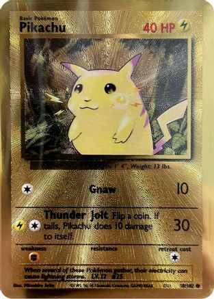 Image of Pikachu 058/102  - Holofoil Miscellaneous Cards & Products - Promo