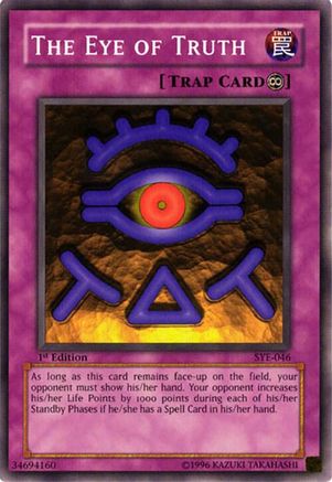 Image of The Eye of Truth (SYE-046) - Starter Deck: Yugi Evolution 1st Edition