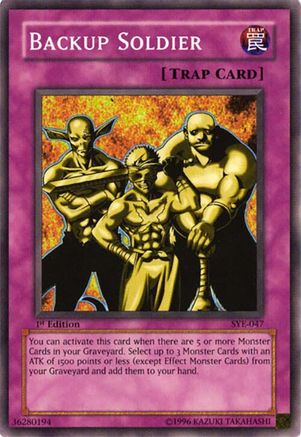 Image of Backup Soldier (SYE-047) - Starter Deck: Yugi Evolution Unlimited