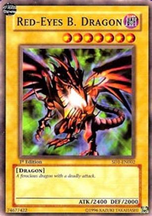 Image of Red-Eyes B. Dragon (SD1-EN002) - Structure Deck: Dragon's Roar Unlimited