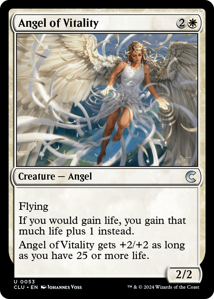 Image of Angel of Vitality (CLU-053) - Ravnica: Clue Edition