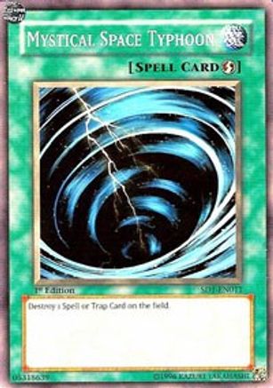 Image of Mystical Space Typhoon (SD1-EN011) - Structure Deck: Dragon's Roar 1st Edition