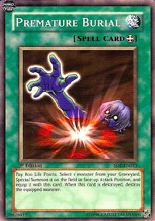 Image of Premature Burial (SD1-EN013) - Structure Deck: Dragon's Roar 1st Edition