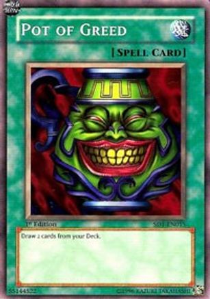 Image of Pot of Greed (SD1-EN015) - Structure Deck: Dragon's Roar Unlimited
