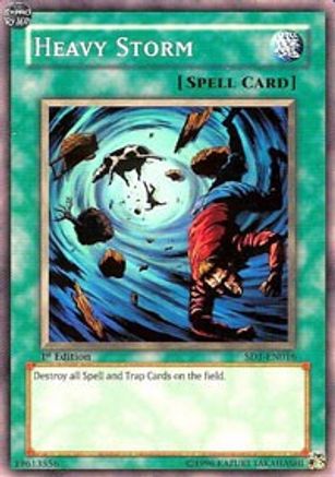 Image of Heavy Storm (SD1-EN016) - Structure Deck: Dragon's Roar Unlimited