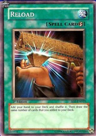 Image of Reload (SD1-EN019) - Structure Deck: Dragon's Roar Unlimited