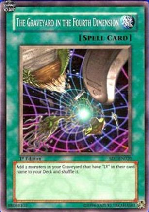 Image of The Graveyard in the Fourth Dimension (SD1-EN020) - Structure Deck: Dragon's Roar Unlimited