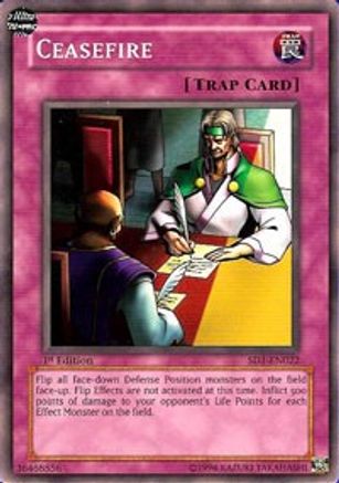 Image of Ceasefire (SD1-EN022) - Structure Deck: Dragon's Roar Unlimited