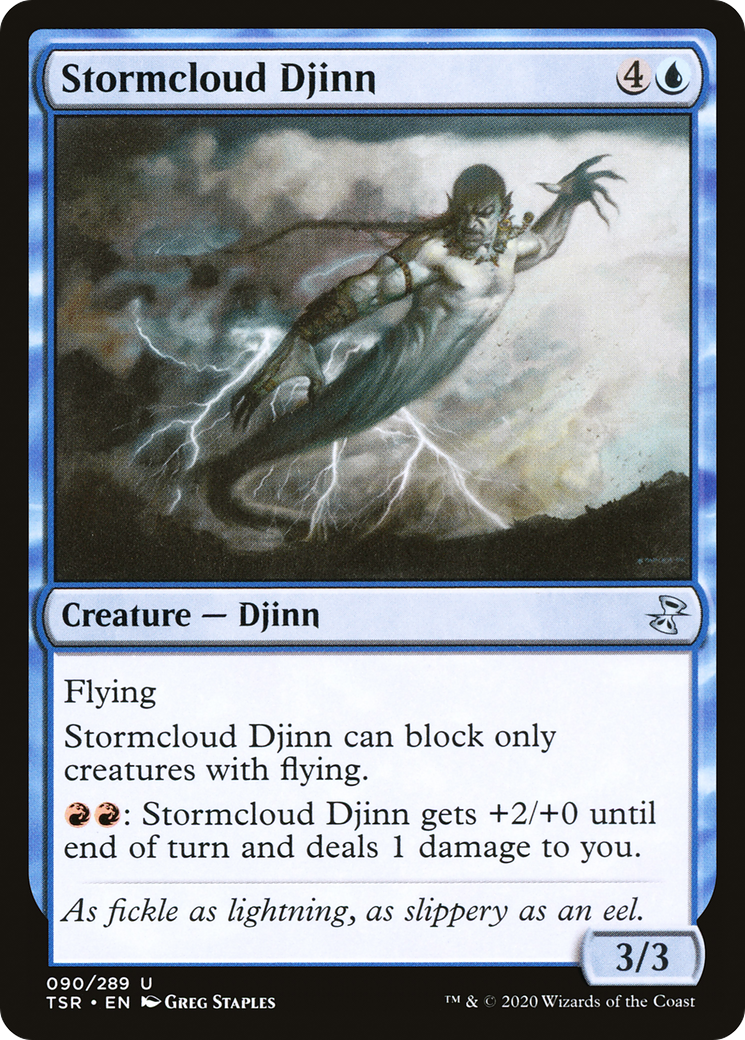 Image of Stormcloud Djinn (TSR-090) - Time Spiral Remastered