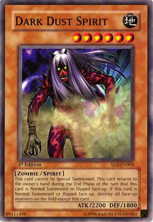 Image of Dark Dust Spirit (SD2-EN004) - Structure Deck: Zombie Madness 1st Edition