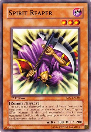 Image of Spirit Reaper (SD2-EN006) - Structure Deck: Zombie Madness 1st Edition