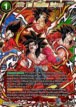 Image of SS4: The Vermilion Saiyans (BT15-152) - Saiyan Showdown Foil