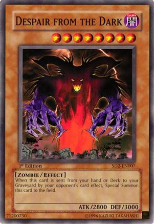 Image of Despair from the Dark (SD2-EN007) - Structure Deck: Zombie Madness Unlimited