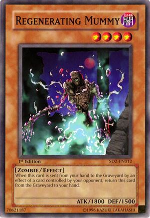 Image of Regenerating Mummy (SD2-EN012) - Structure Deck: Zombie Madness 1st Edition