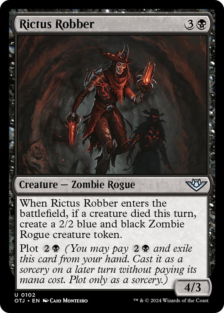 Image of Rictus Robber (OTJ-102) - Outlaws of Thunder Junction Foil