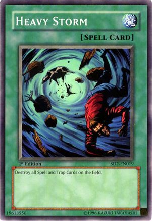 Image of Heavy Storm (SD2-EN019) - Structure Deck: Zombie Madness Unlimited
