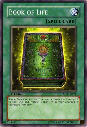 Image of Book of Life (SD2-EN021) - Structure Deck: Zombie Madness Unlimited