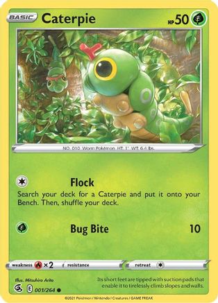 Image of Caterpie 001/264  SWSH08 Fusion Strike - Common