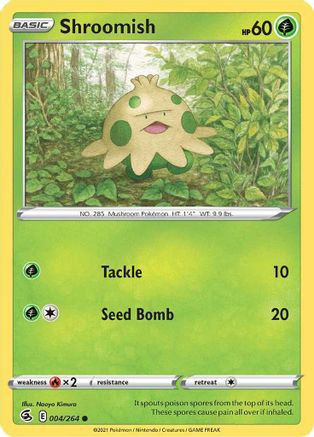Image of Shroomish 004/264  SWSH08 Fusion Strike - Common