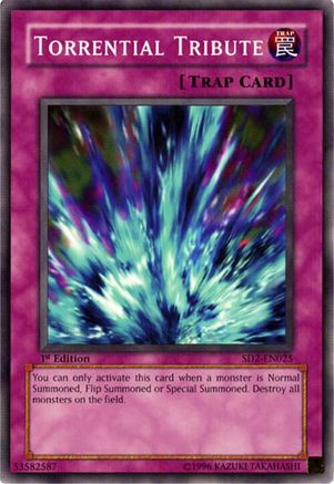 Image of Torrential Tribute (SD2-EN025) - Structure Deck: Zombie Madness Unlimited
