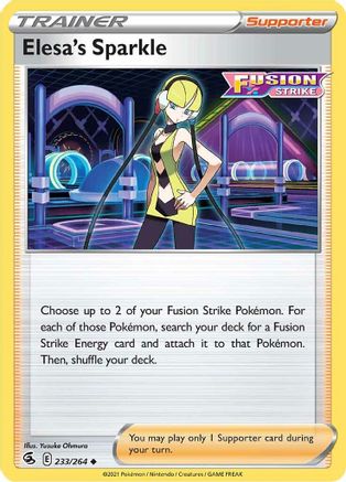 Image of Elesa's Sparkle 233/264  SWSH08 Fusion Strike - Uncommon