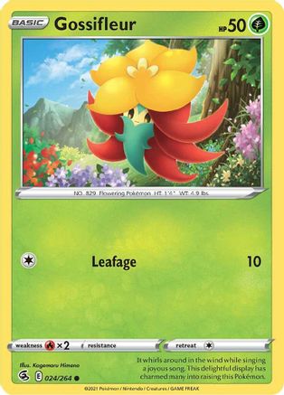Image of Gossifleur 024/264  - Reverse Holofoil SWSH08 Fusion Strike - Common