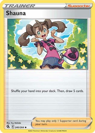 Image of Shauna 240/264  SWSH08 Fusion Strike - Uncommon