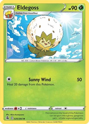 Image of Eldegoss 025/264  SWSH08 Fusion Strike - Uncommon
