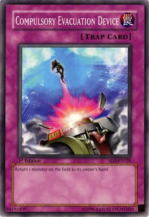 Image of Compulsory Evacuation Device (SD2-EN028) - Structure Deck: Zombie Madness Unlimited