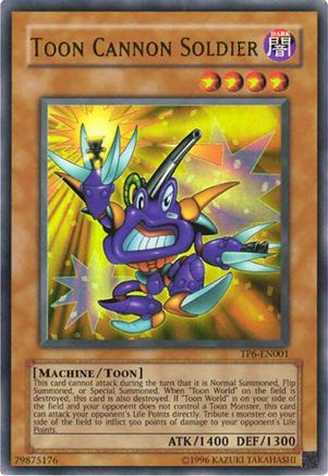 Image of Toon Cannon Soldier (TP6-EN001) - Tournament Pack 6 Unlimited
