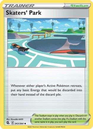 Image of Skaters' Park 242/264  SWSH08 Fusion Strike - Uncommon