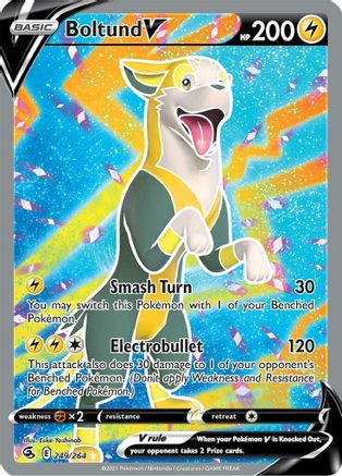 Image of Boltund V (Full Art) 249/264  - Holofoil SWSH08 Fusion Strike - Ultra Rare