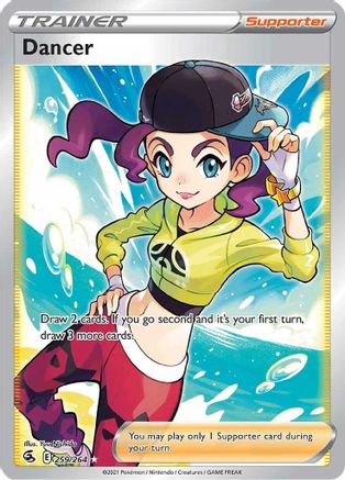Image of Dancer (Full Art) 259/264  - Holofoil SWSH08 Fusion Strike - Ultra Rare