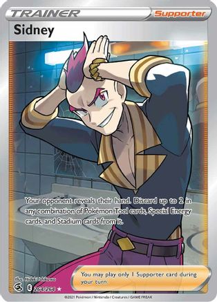 Image of Sidney (Full Art) 264/264  - Holofoil SWSH08 Fusion Strike - Ultra Rare