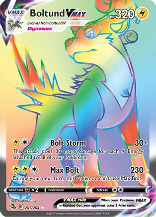 Image of Boltund VMAX (Secret) 267/264  - Holofoil SWSH08 Fusion Strike - Secret Rare