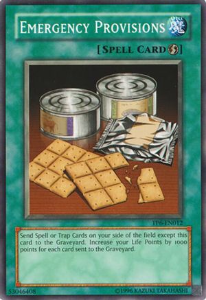 Image of Emergency Provisions (TP6-EN012) - Tournament Pack 6 Unlimited