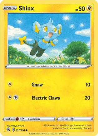 Image of Shinx 091/264  SWSH08 Fusion Strike - Common