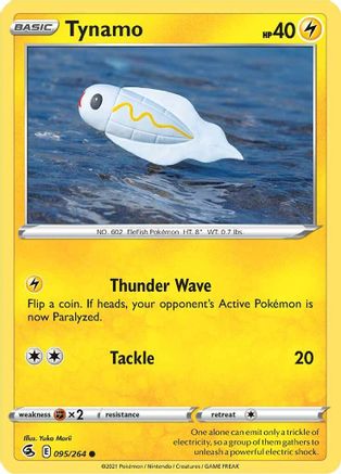 Image of Tynamo 095/264  SWSH08 Fusion Strike - Common