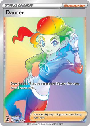 Image of Dancer (Secret) 274/264  - Holofoil SWSH08 Fusion Strike - Secret Rare