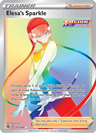 Image of Elesa's Sparkle (Secret) 275/264  - Holofoil SWSH08 Fusion Strike - Secret Rare
