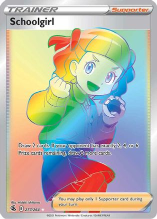 Image of Schoolgirl (Secret) 277/264  - Holofoil SWSH08 Fusion Strike - Secret Rare