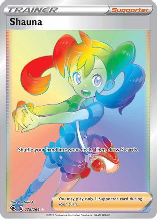 Image of Shauna (Secret) 278/264  - Holofoil SWSH08 Fusion Strike - Secret Rare