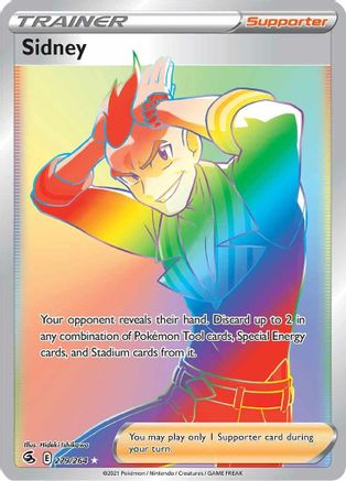 Image of Sidney (Secret) 279/264  - Holofoil SWSH08 Fusion Strike - Secret Rare