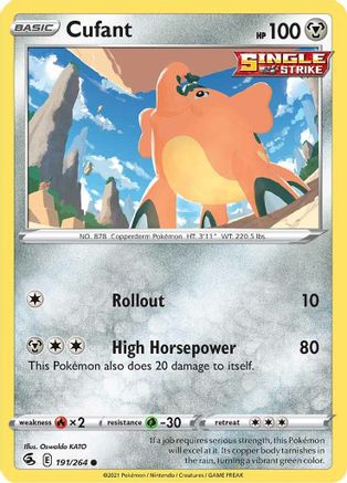 Image of Cufant 191/264  SWSH08 Fusion Strike - Common