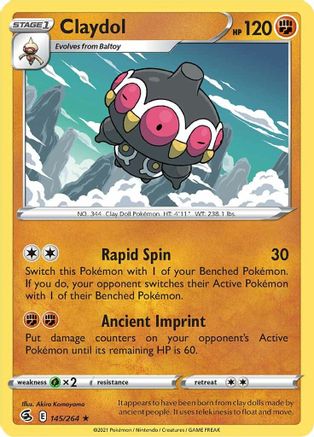 Image of Claydol 145/264  SWSH08 Fusion Strike - Rare
