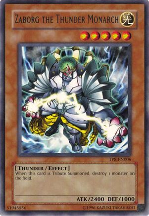 Image of Zaborg the Thunder Monarch (TP8-EN006) - Tournament Pack 8 Unlimited