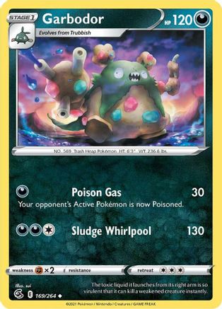 Image of Garbodor 169/264  SWSH08 Fusion Strike - Uncommon
